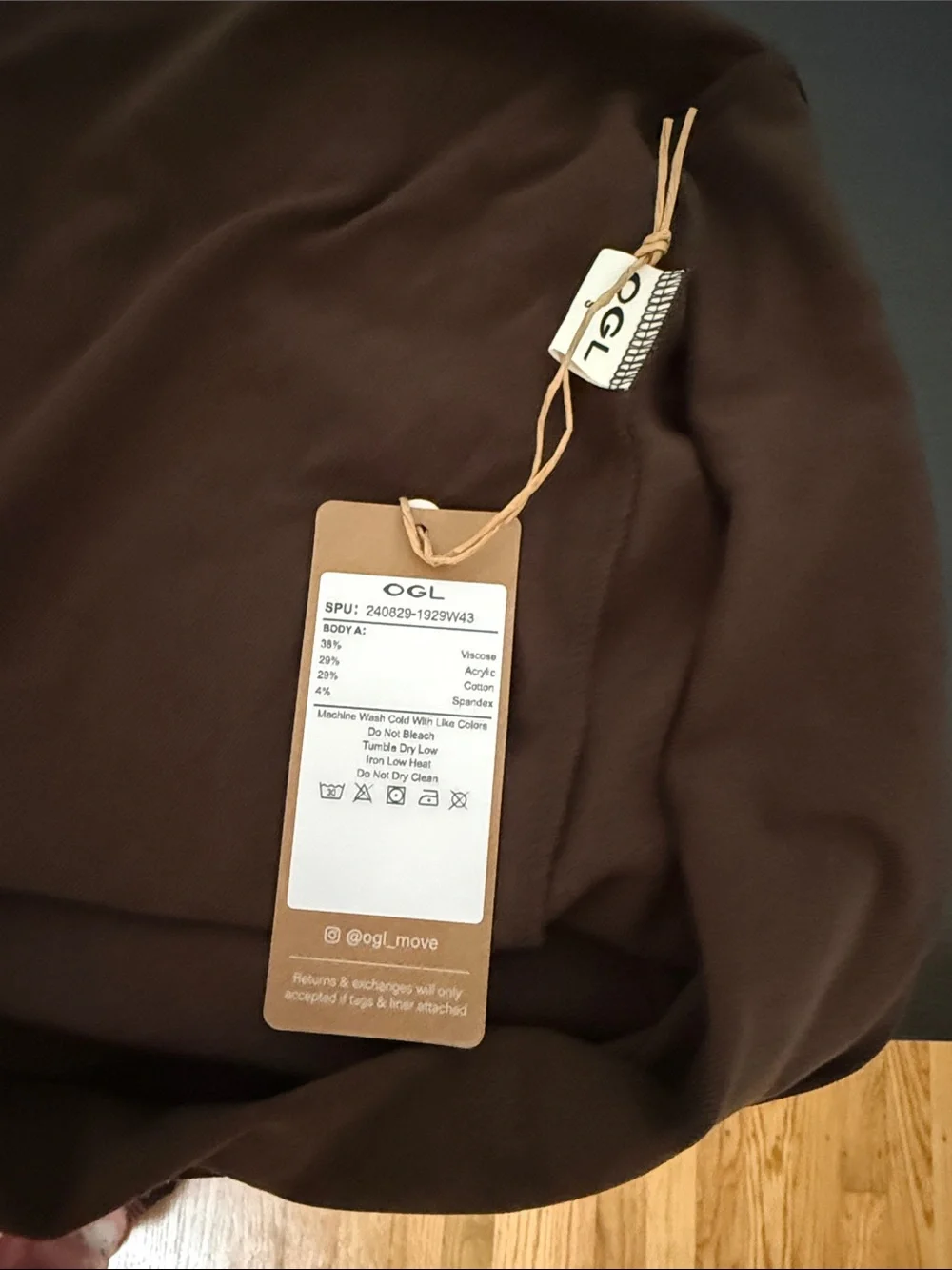 New With Tag OGL Chocolate Brown Sleeveless Midi Dress - Picture 2 of 14